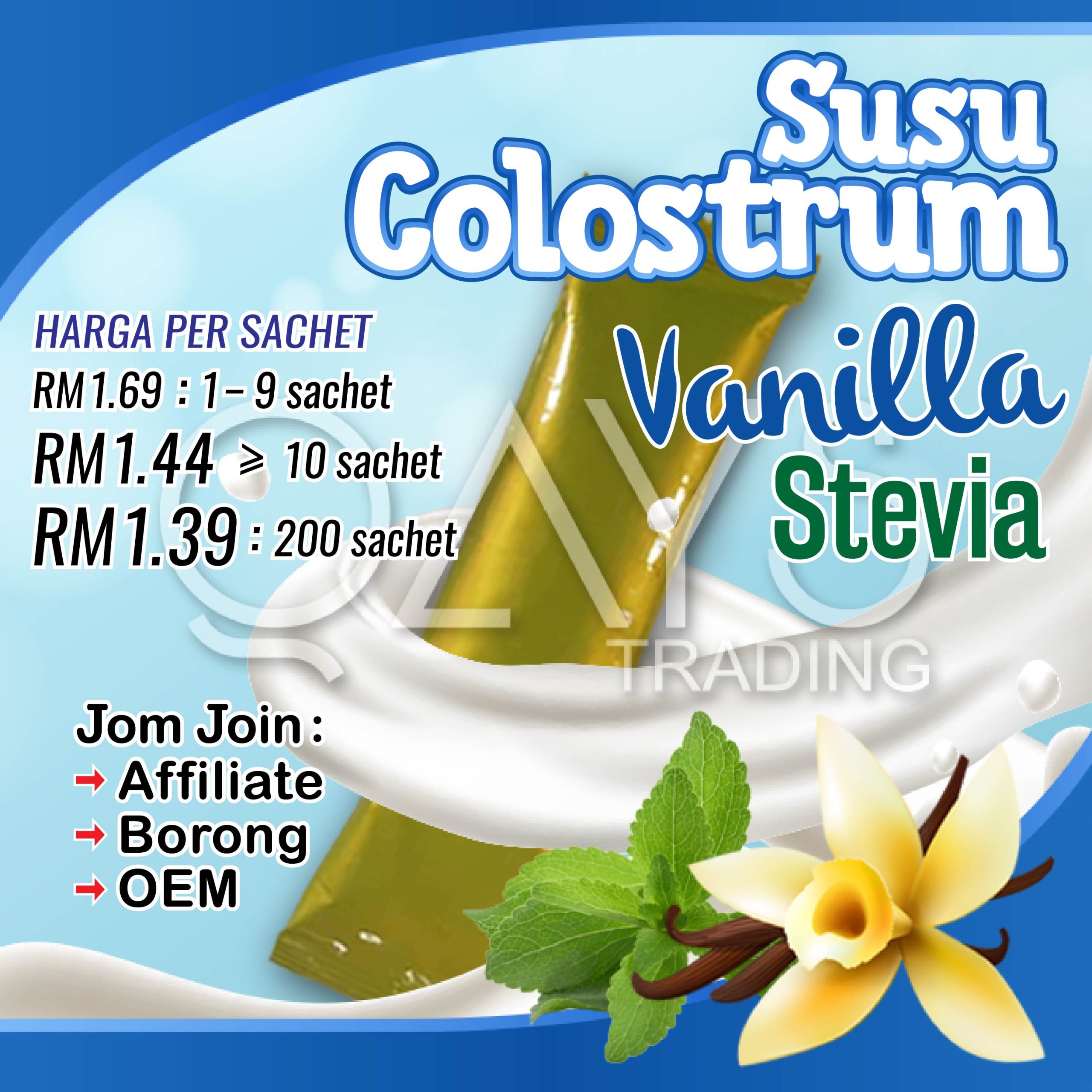 A1 Susu Colostrum Vanilla Stevia