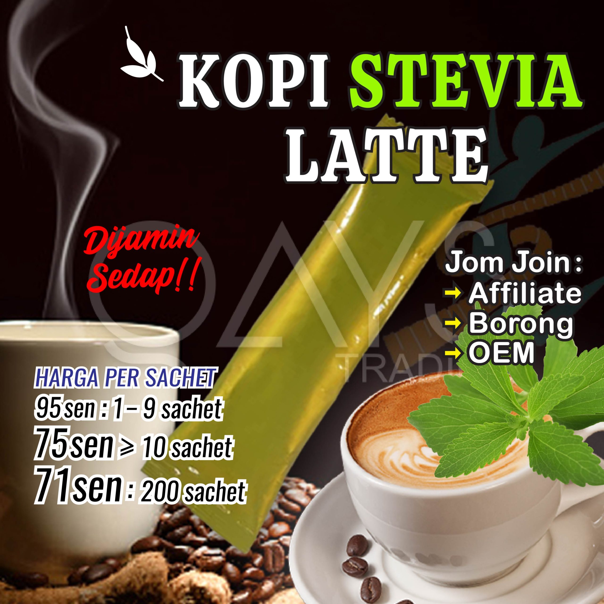 K2 Kopi Stevia Latte