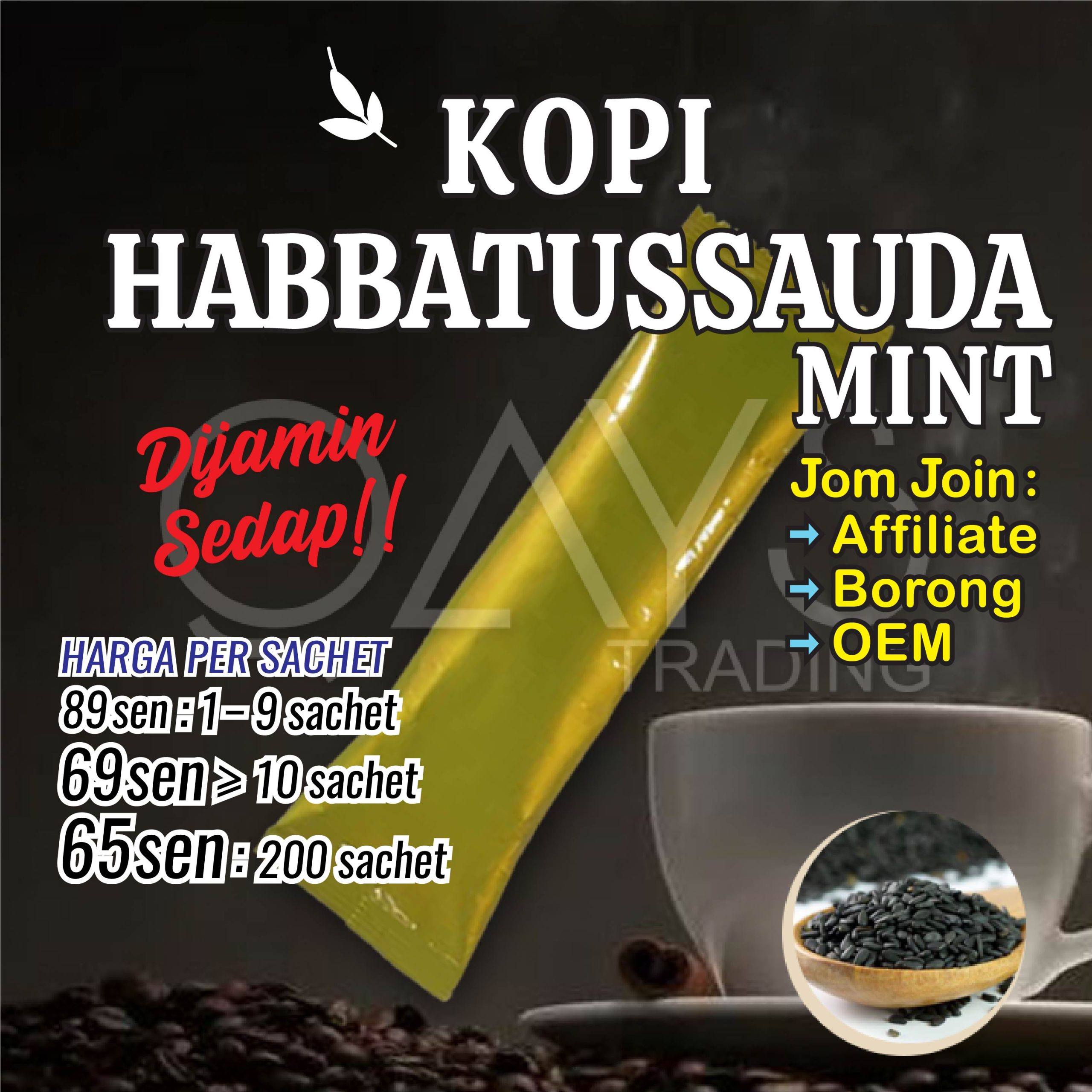 K21 Kopi Habbatussauda Mint