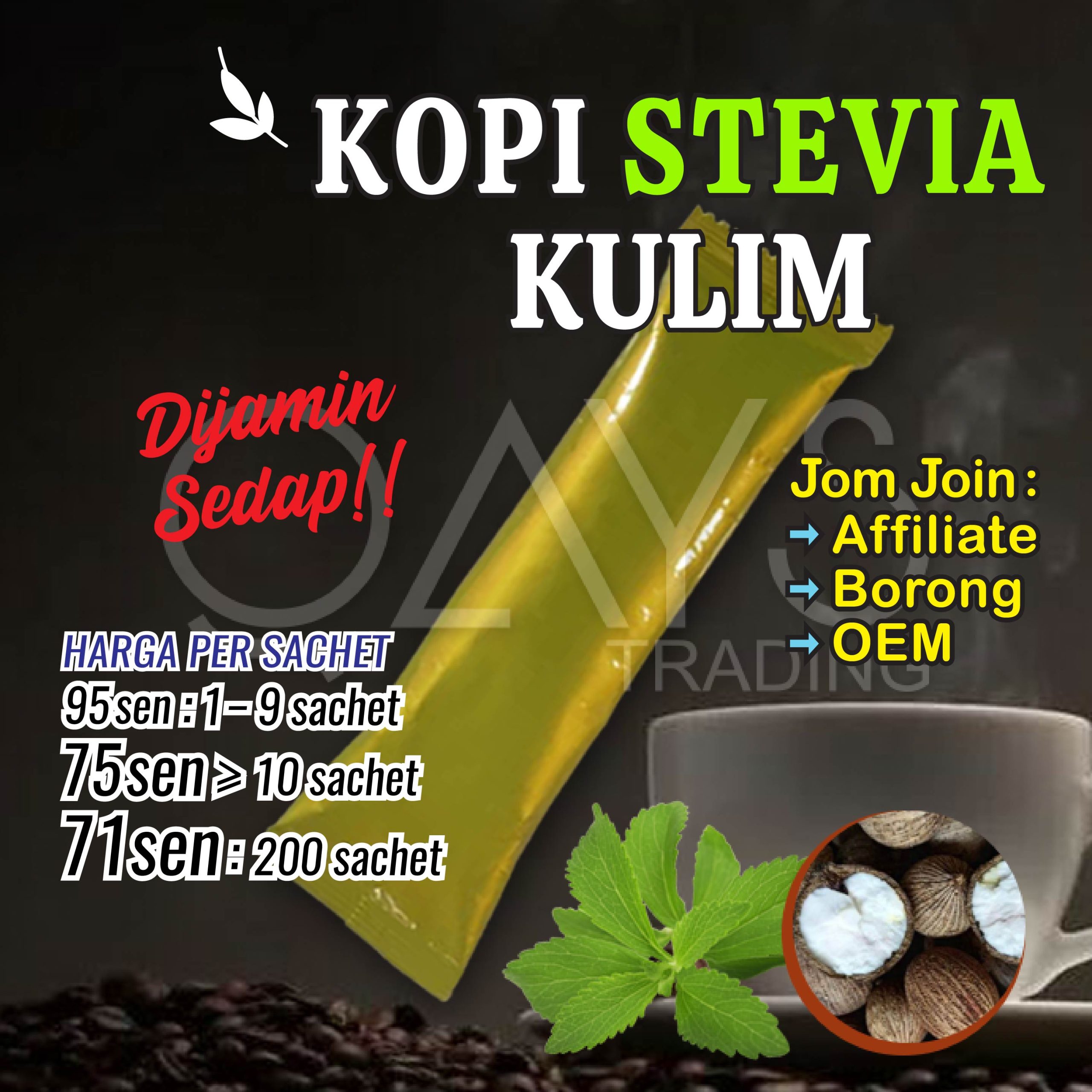 M16 Kopi Stevia Kulim