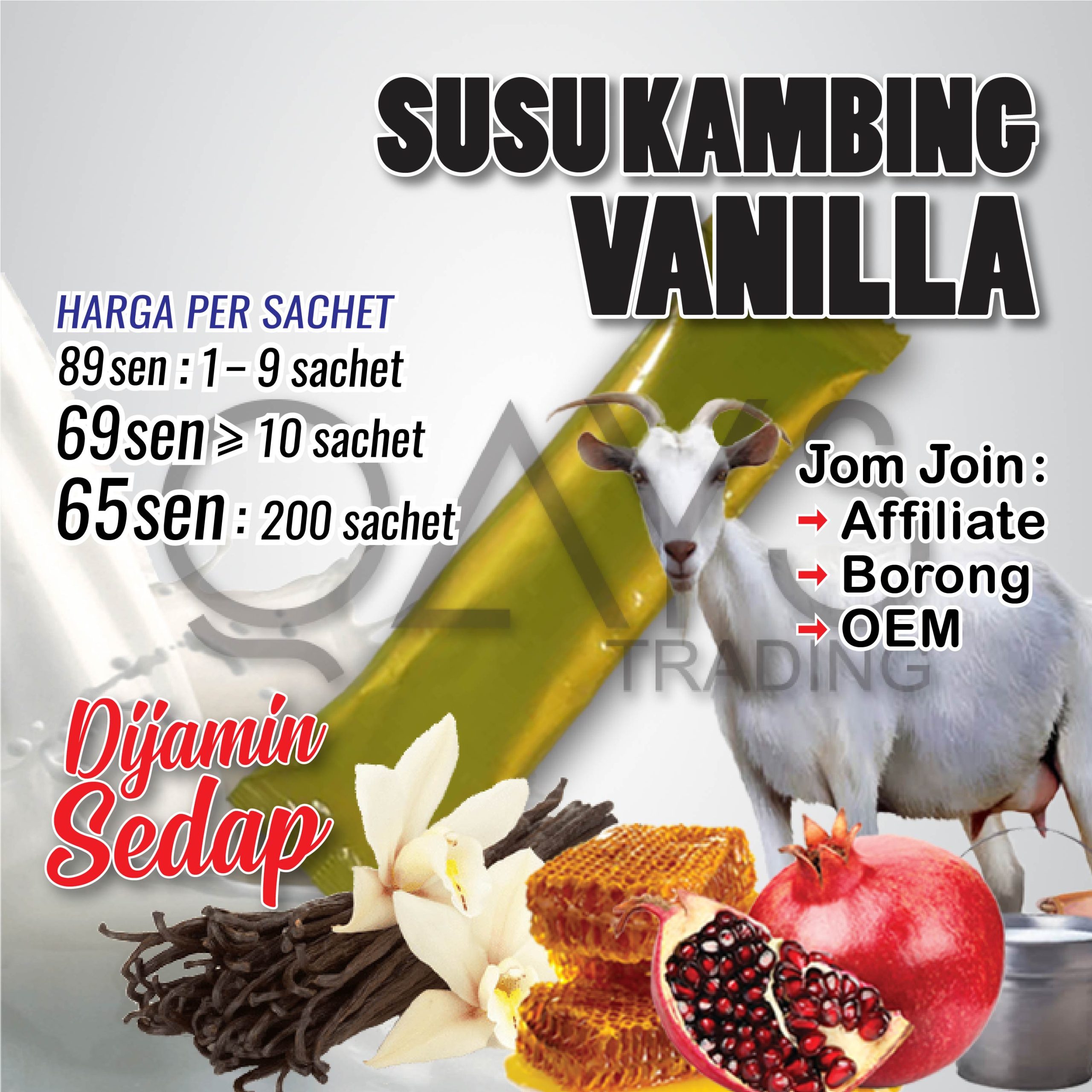 P6 Susu Kambing Vanilla