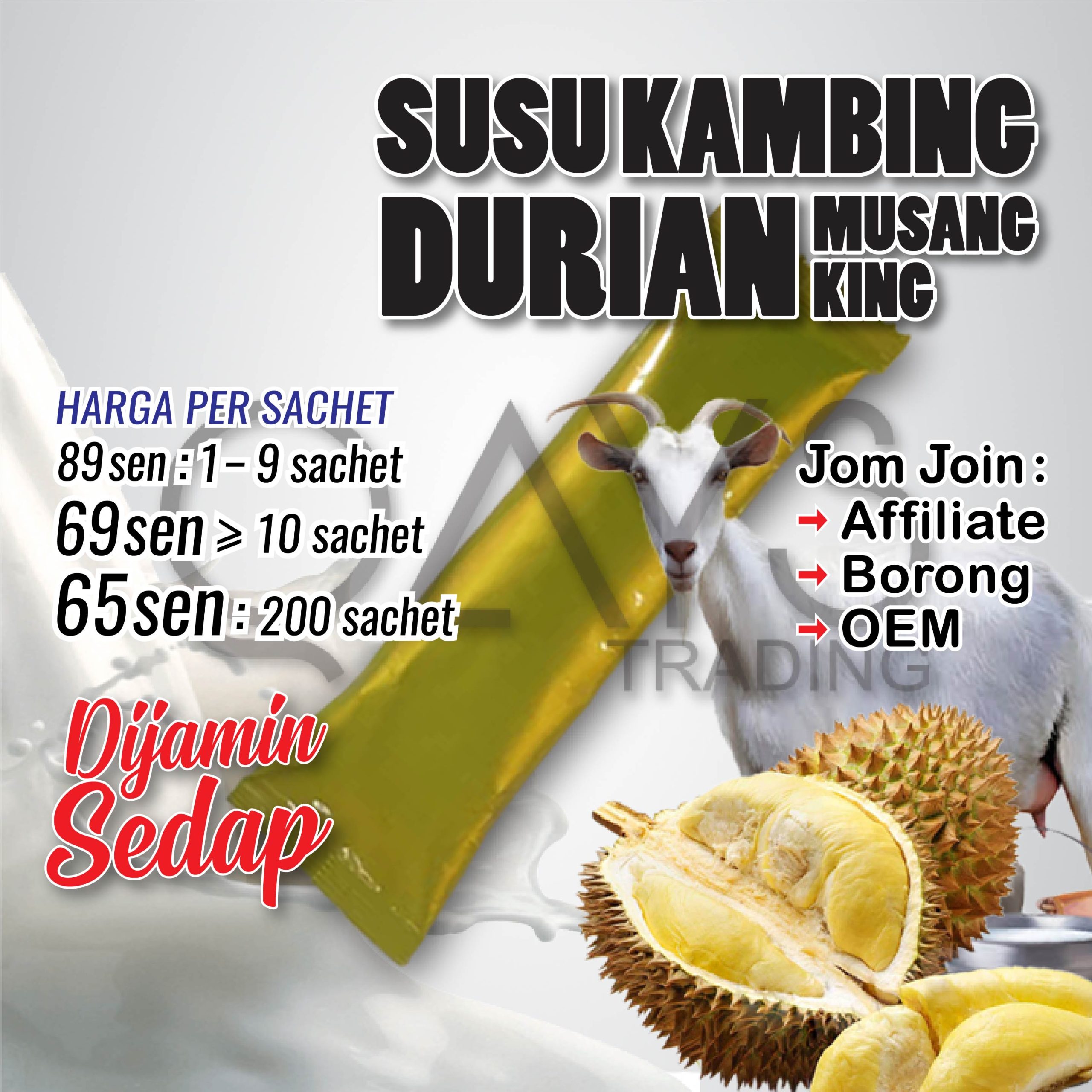 P7 Susu Kambing Durian Musang King