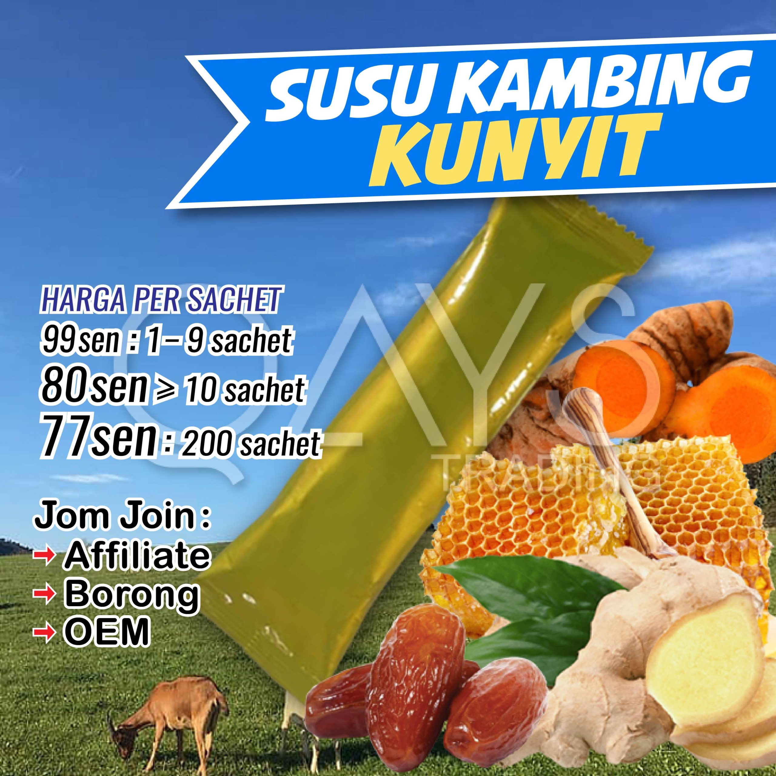 U16 Susu Kambing Kunyit