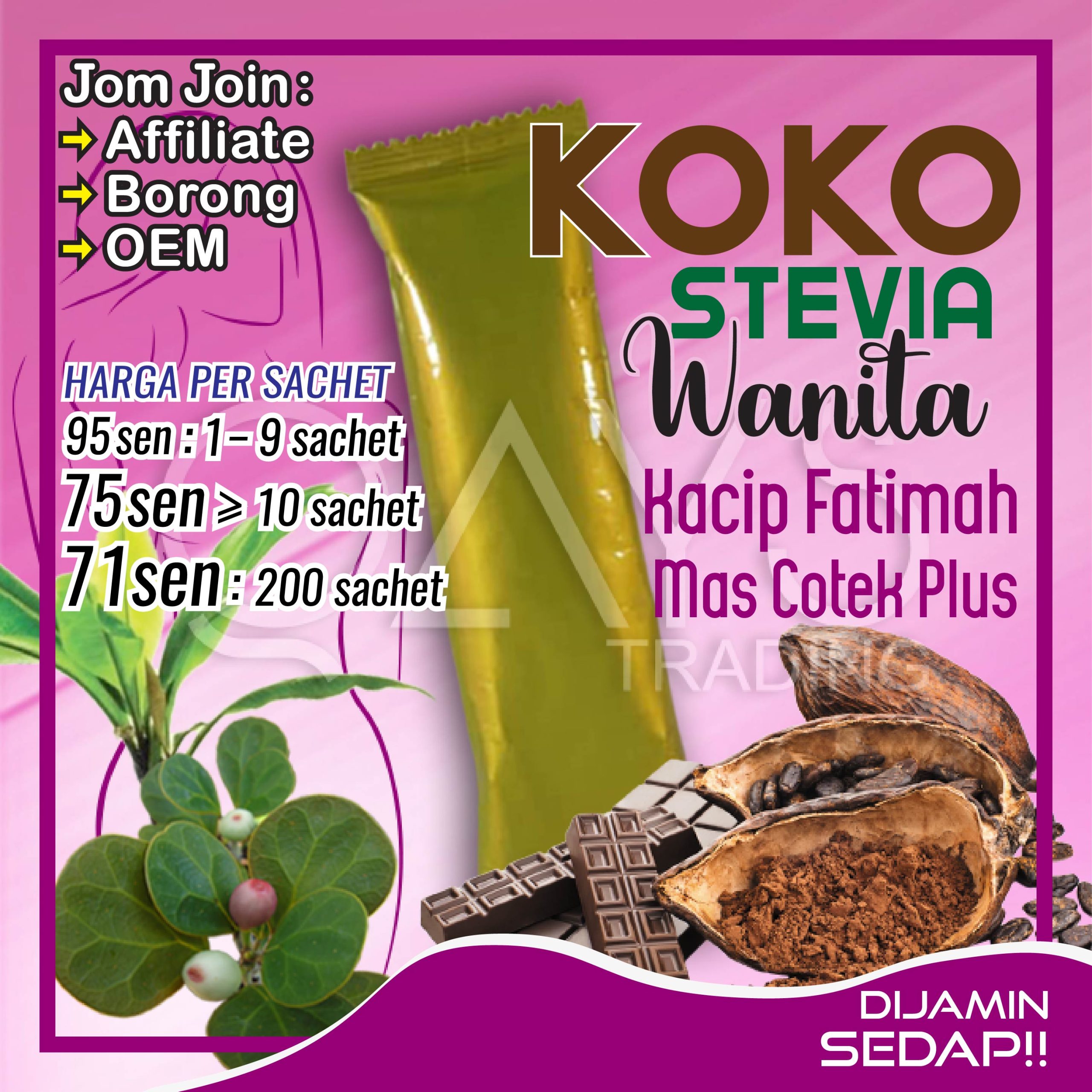 W4 Koko Stevia Herba Wanita