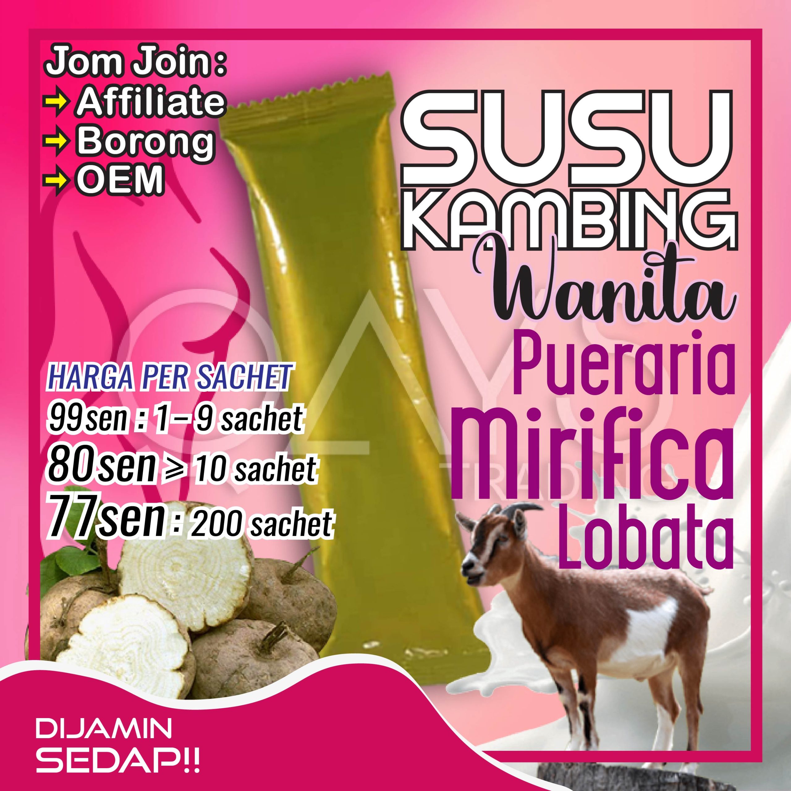 W6 Susu Kambing Pueraria Mirifica