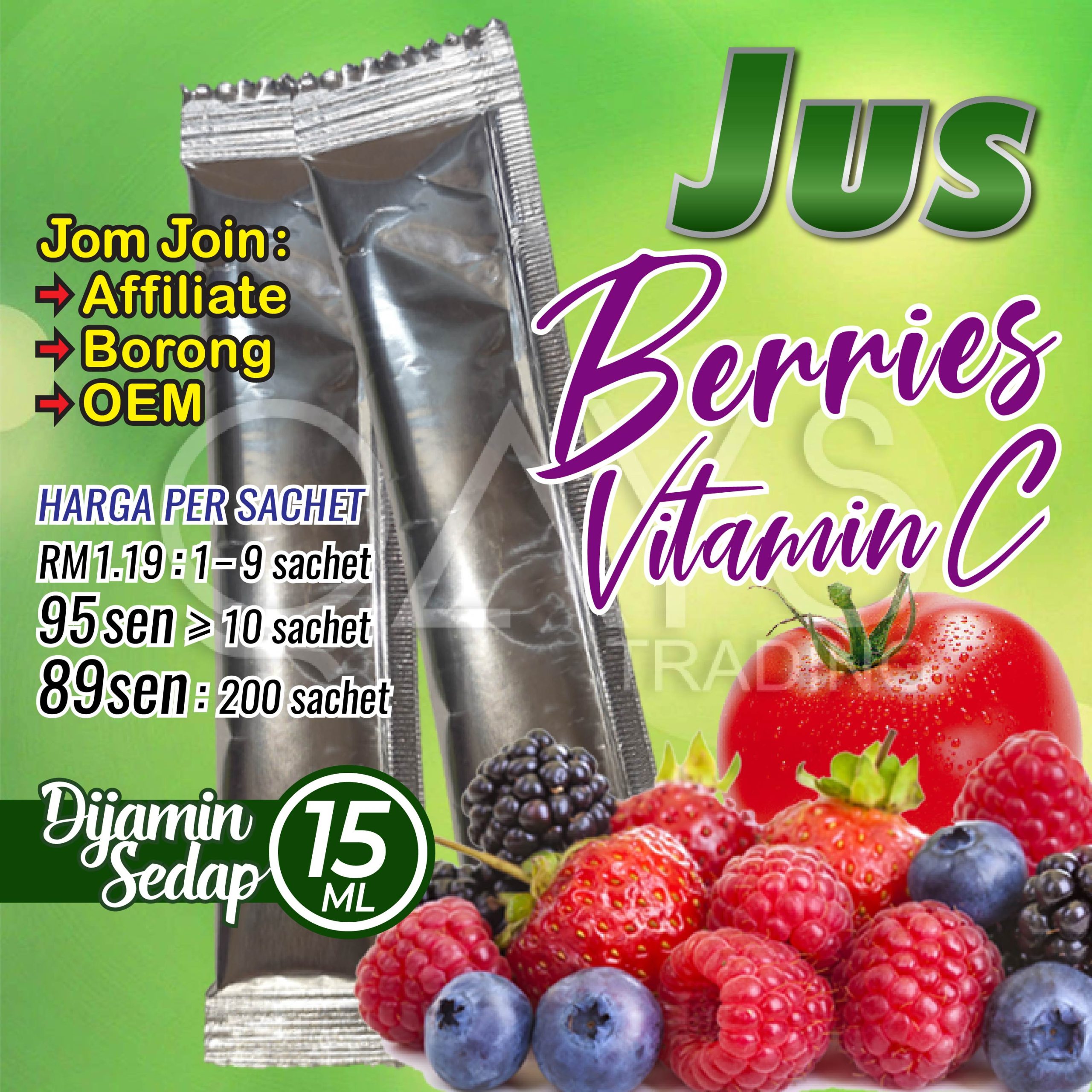 B8 Jus Berries Vitamin C