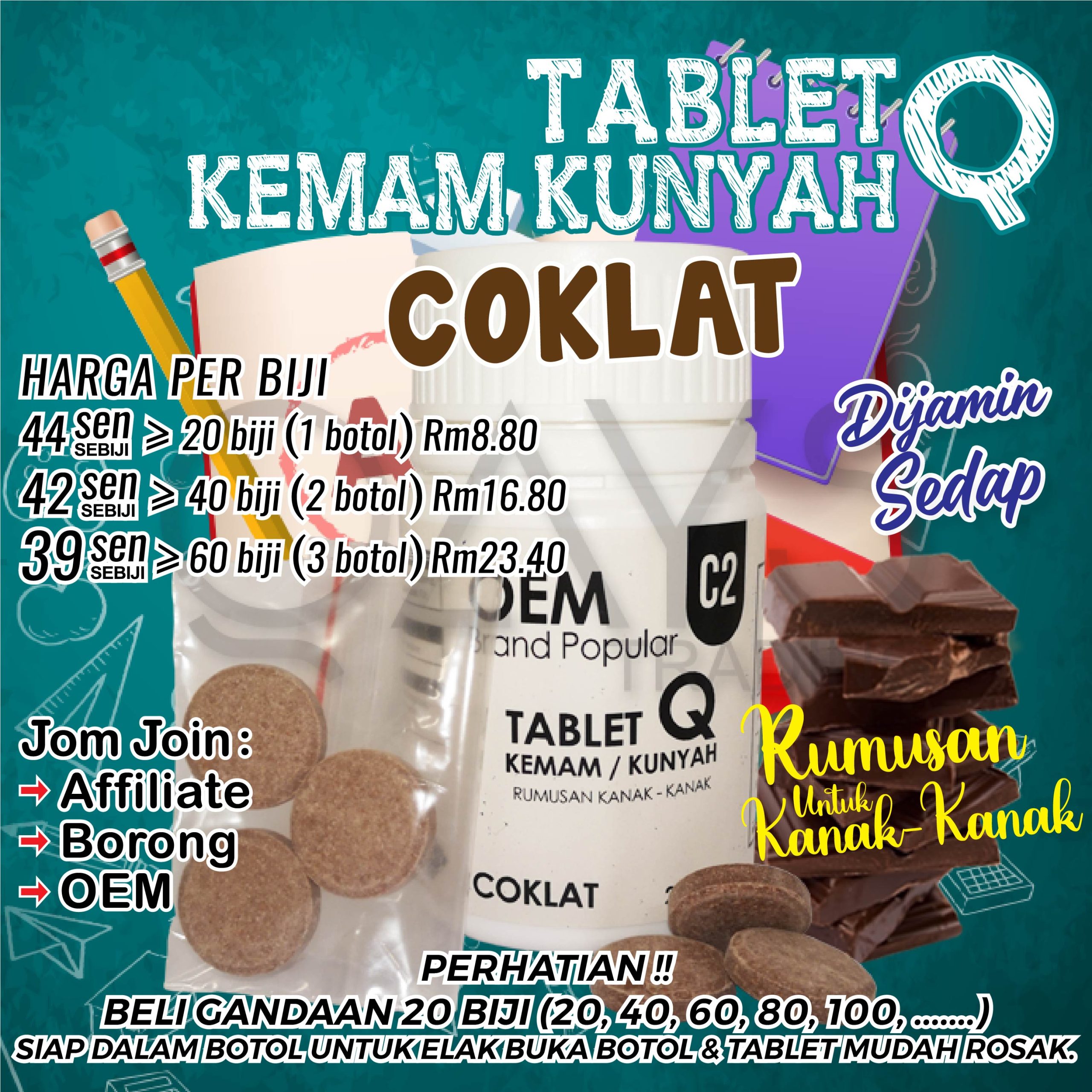 C2 Coklat Q Kanak-kanak