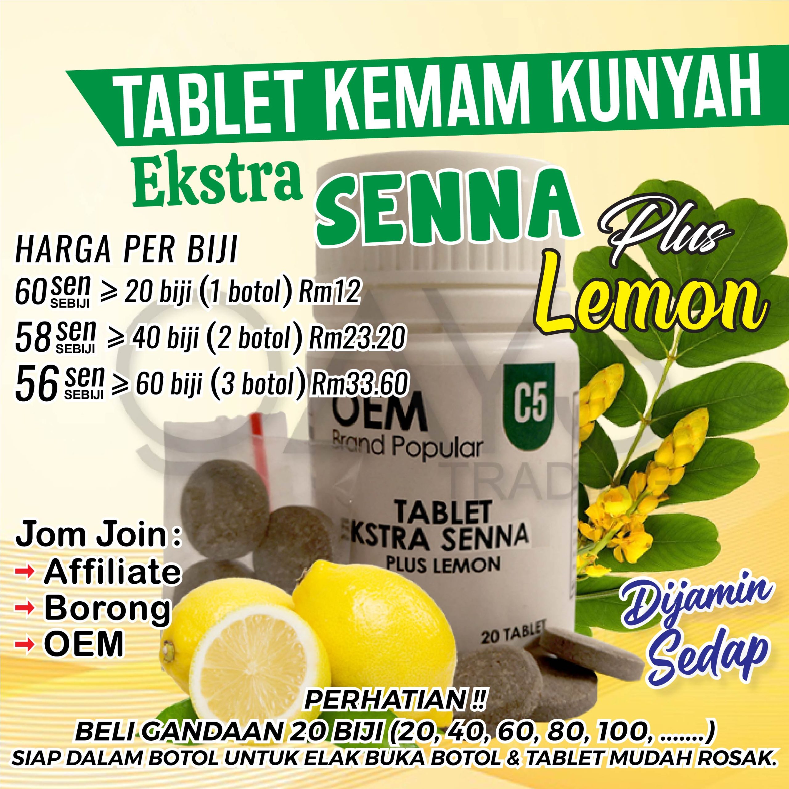 C5 Ekstra Senna Lemon