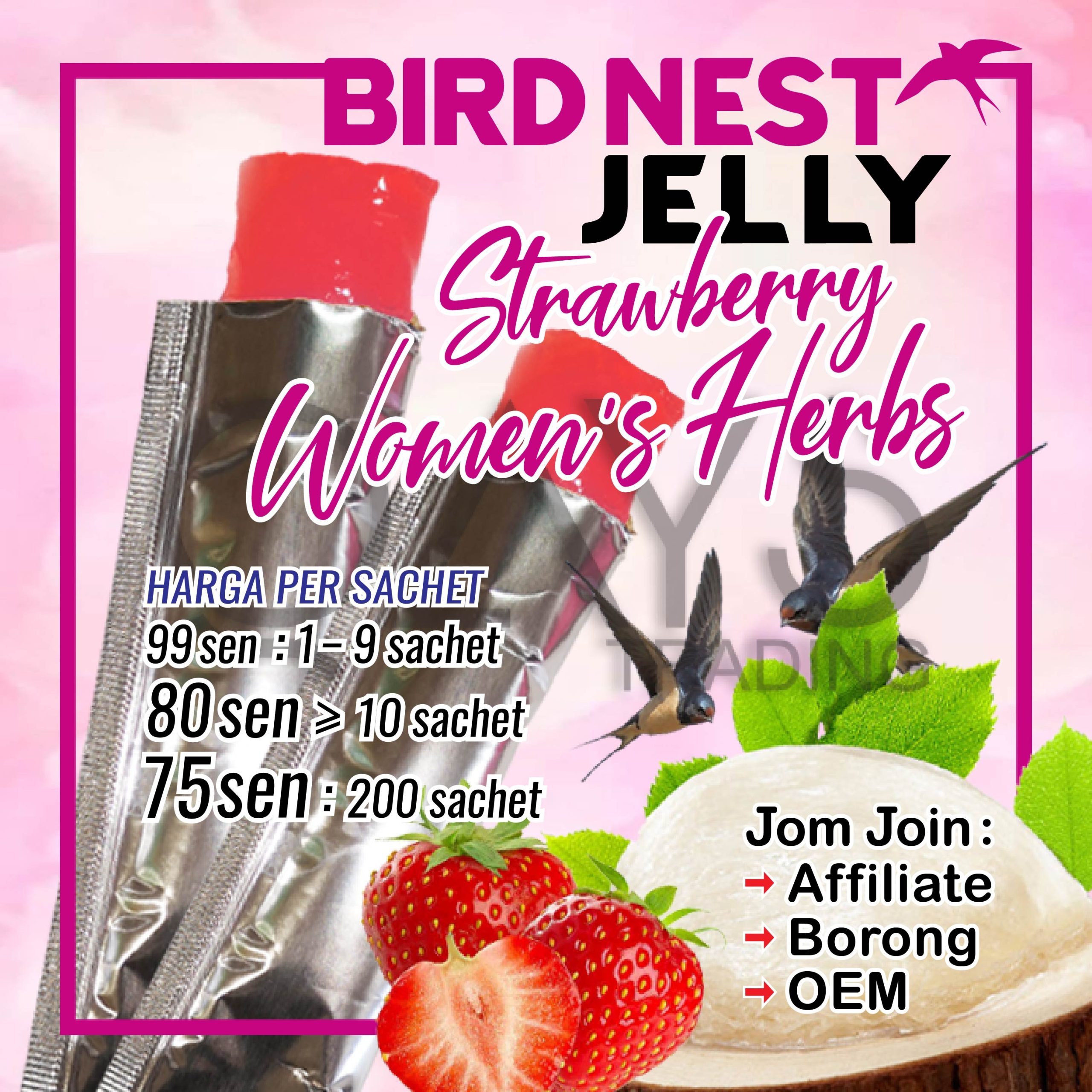 J2 BNJ Strawberry Women’s Herbs