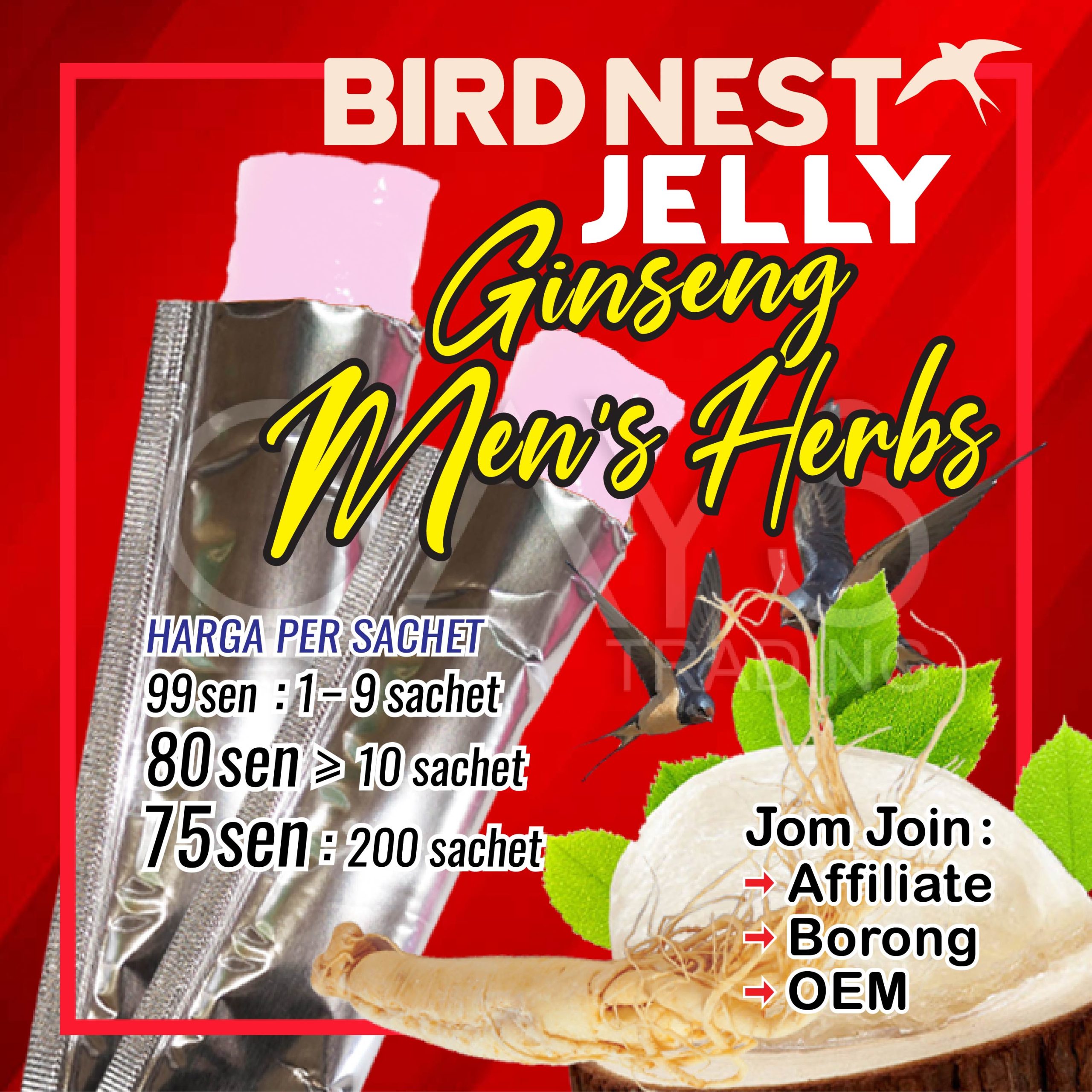J4 BNJ Ginseng Men’s Herbs