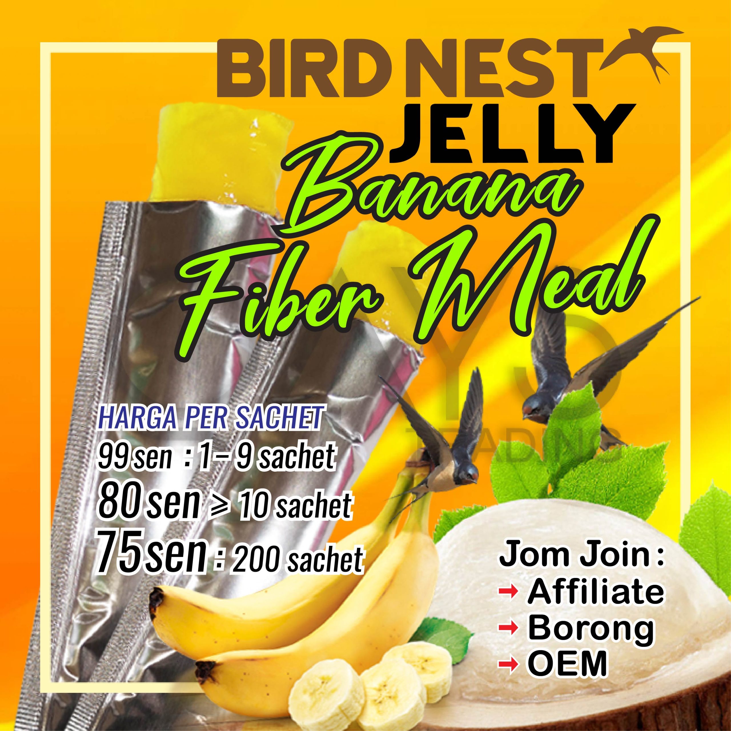 J6 BNJ Banana Fiber Meals