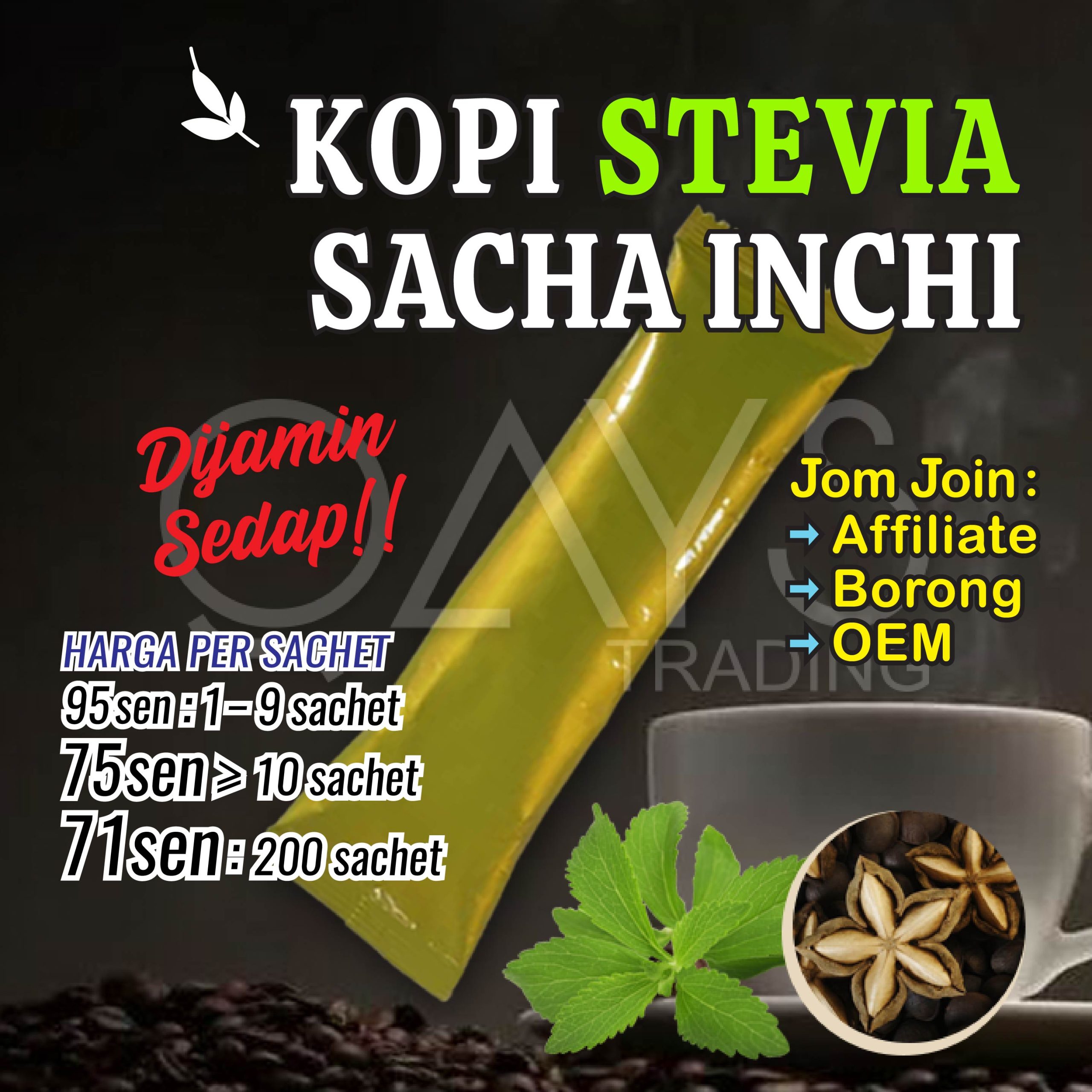 M13 Kopi Stevia Sacha Inchi