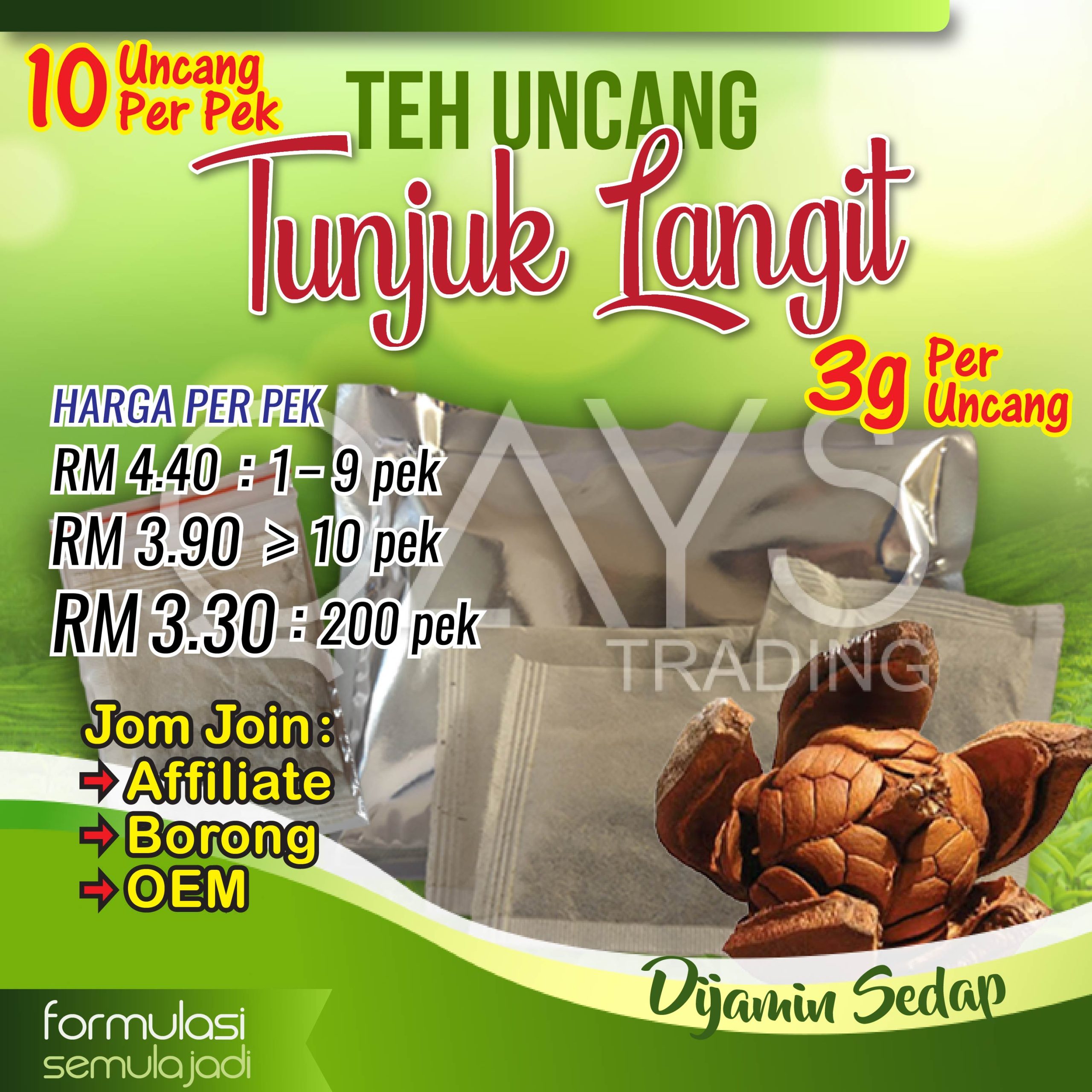 T20 Teh Uncang Tunjuk Langit