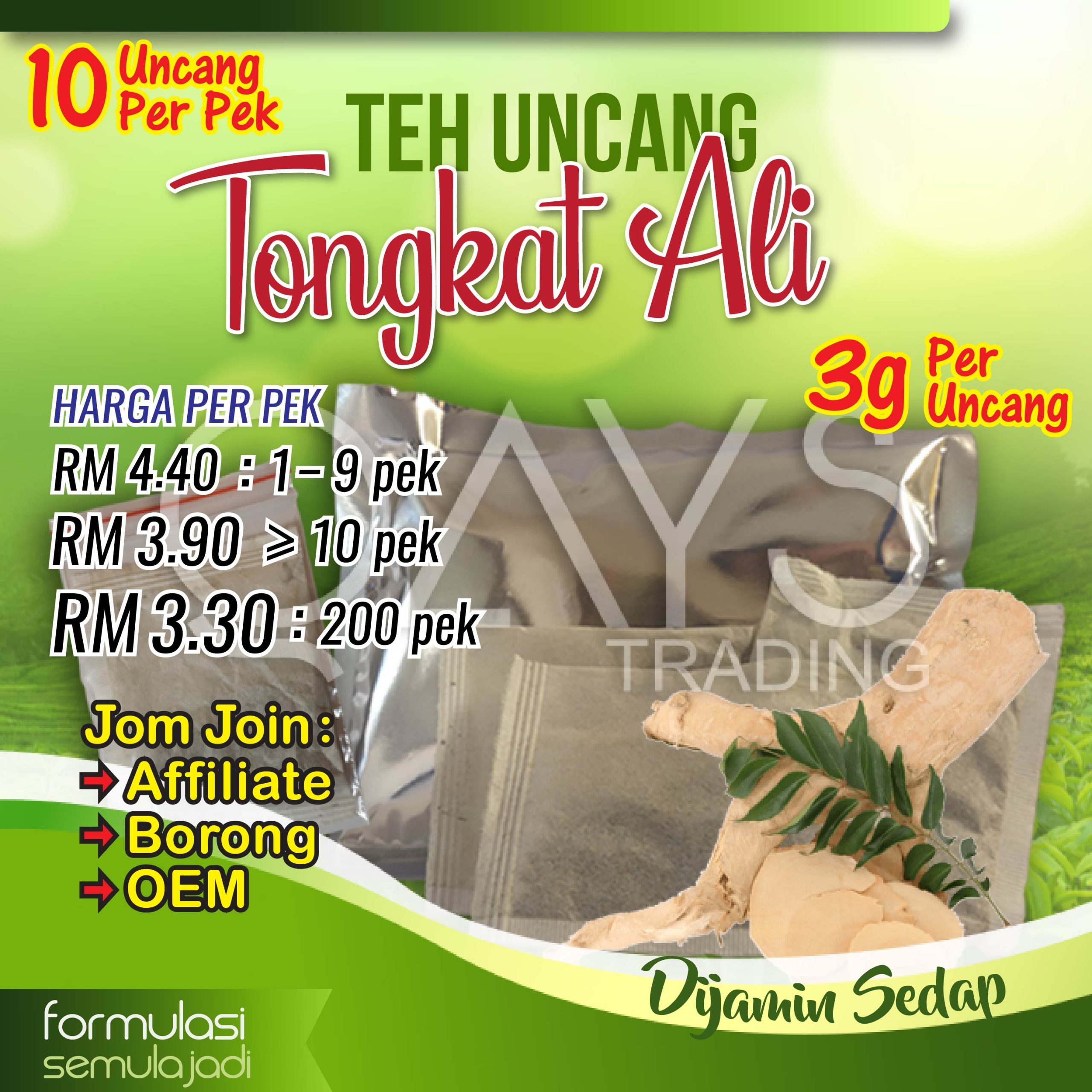 T21 Teh Uncang Tongkat Ali