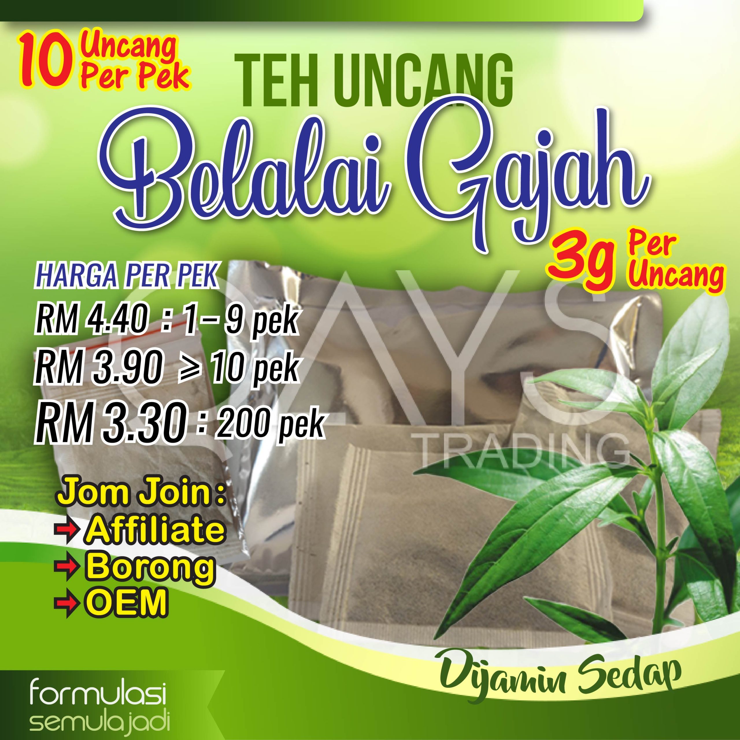 T4 Teh Uncang Belalai Gajah