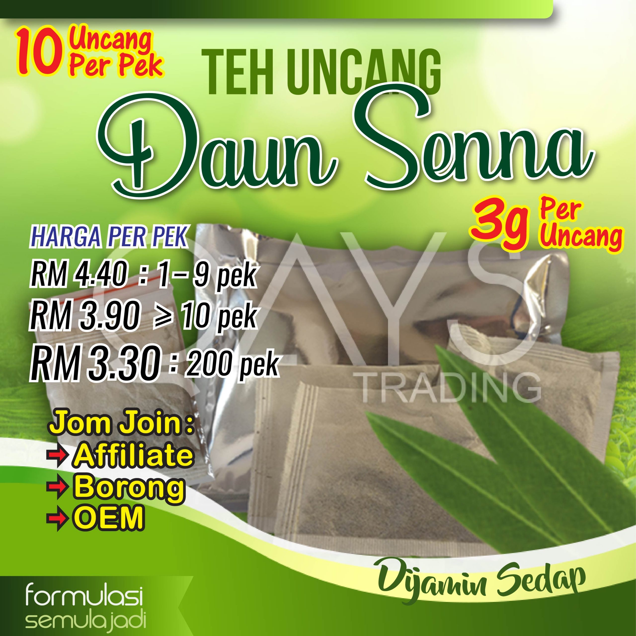 T8 Teh Uncang Senna