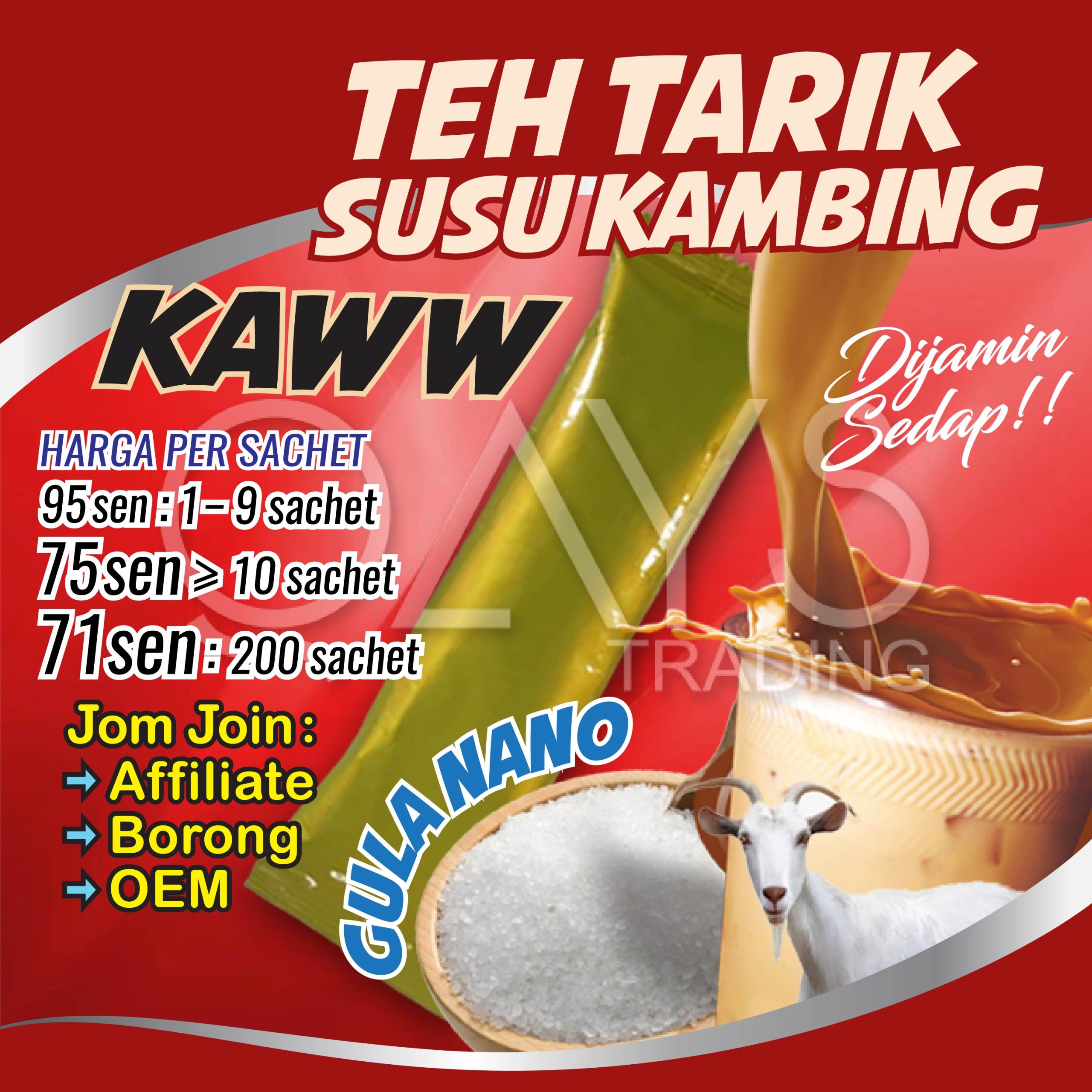 U4 Teh Tarik Kaww Gula Nano